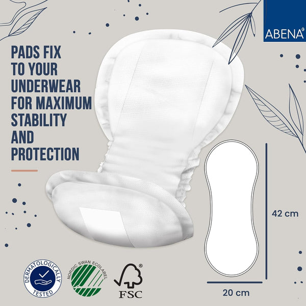 Abena Maternity Pads Super for postpartum recovery, shown from angle 2, offering comfort and protection for new mothers.