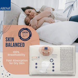 Abena Maternity Pads Super for postpartum recovery, shown from angle 4, offering comfort and protection.