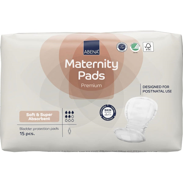 Abena Maternity Pads Super for postpartum recovery, providing comfort and protection for new mothers.