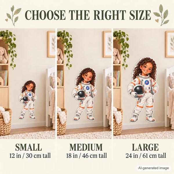 Personalized Astronaut Wall Decal from Photo, Dream Job Sticker, image 7