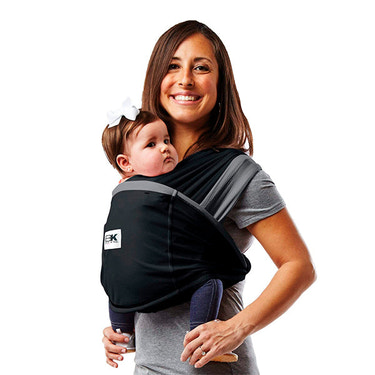 Baby K'tan Active Oasis Baby Carrier | Black-Grey - MOOGCO Baby