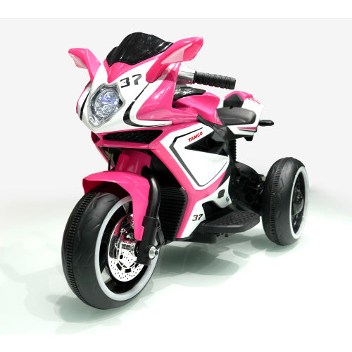 Kids' 6V Electric Ride-On Motorcycle – Battery-Powered Toy Bike (Red)
