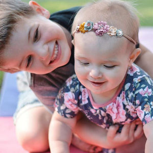 Cute Baby Full Moon Hair Band