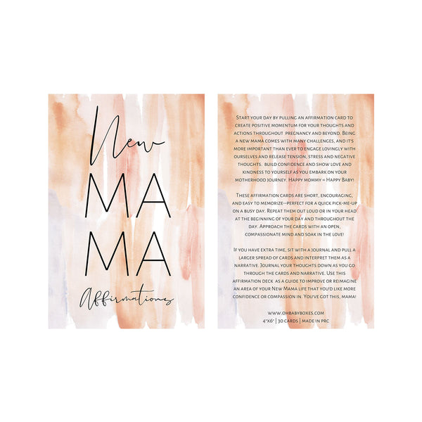 Pregnancy Affirmation Cards