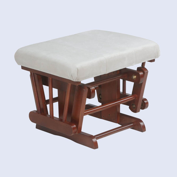 AFG Alice Glider Chair and Ottoman Espresso without Pillow