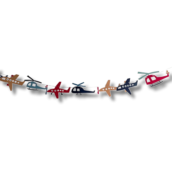Airplane Birthday Party Banner, 8 Ft Kids Party Decoration