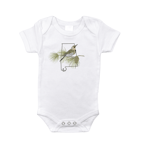 Alabama Pine Baby Onesie