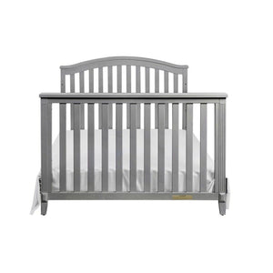 AFG Alice 4-in-1 Baby Crib with Guardrail Gray