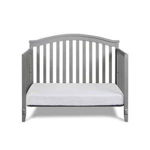 AFG Alice 4-in-1 Baby Crib with Guardrail Gray