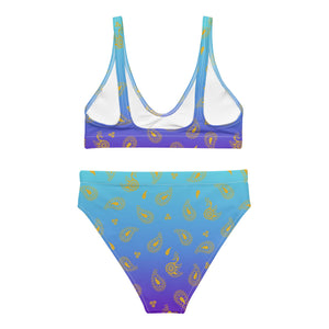 Peacock Henna Bikini - Elegance Meets Effortless Comfort
