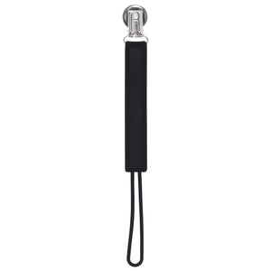 Classic Black All Silicone One Piece Pacifier Clip
