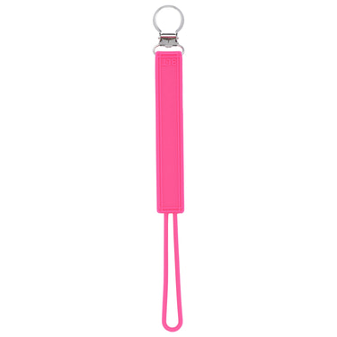 Classic Hot Pink Barbie All Silicone One Piece Pacifier Clip