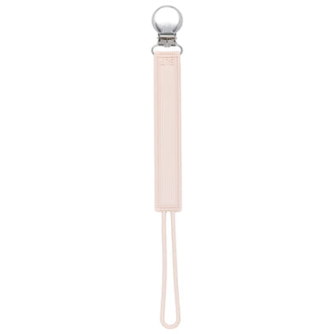 Classic Tan Beige Neutral All Silicone One Piece Pacifier Clip