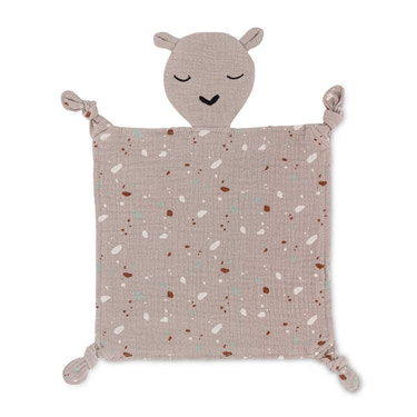 100% Muslin Alpaca Lovey for babies, soft and cuddly comfort for infants.