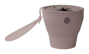 Silicone Snack Cup- Dusty Lilac