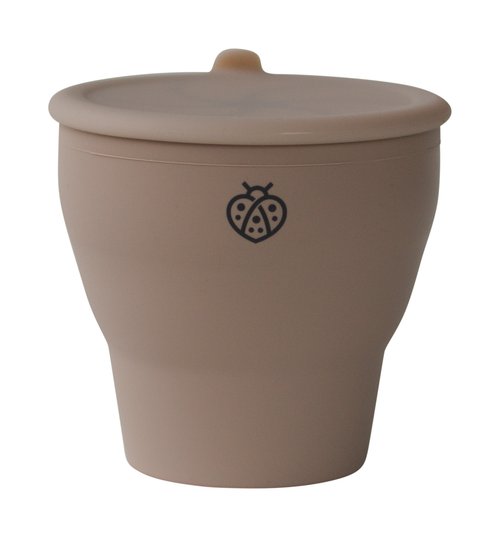Silicone Snack Cup- Taupe
