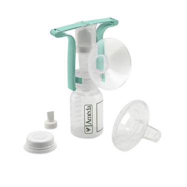 Ameda Manual Breast Pump - Efficient and portable breastfeeding solution for new mothers.