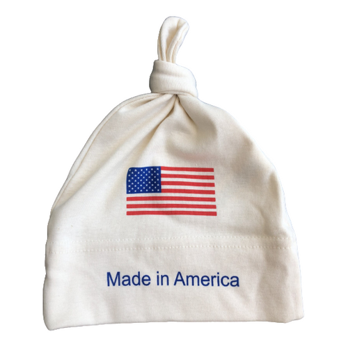 Organic Cotton Baby Hat - "Made in America" Unisex Design