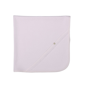 ANDREA | Baby White Quilted Cotton Blanket