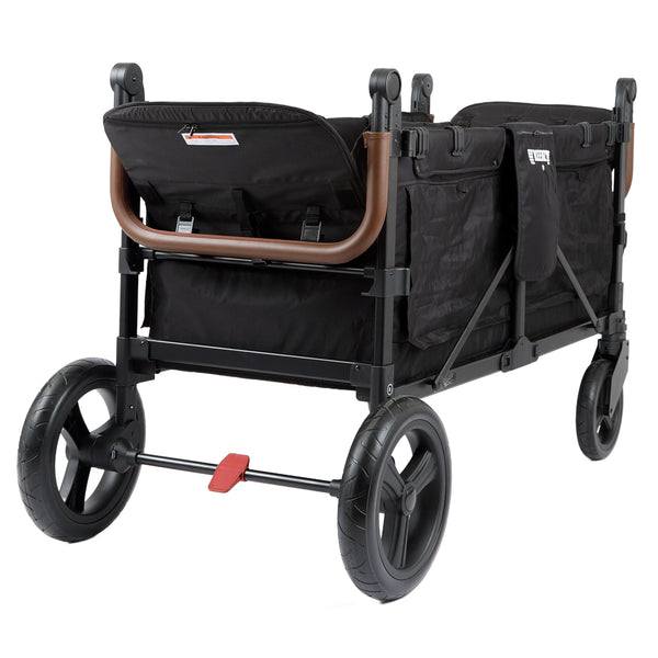Keenz XC6 EVO stroller wagon at angle 10, showcasing six-passenger comfort and innovative design for family outings.