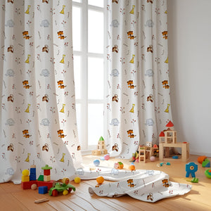 Animal Themed Baby Room Curtain