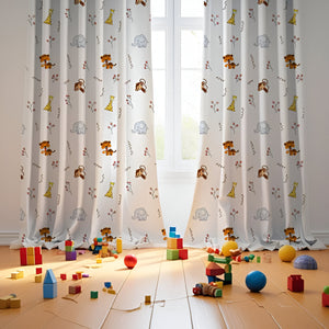 Animal Themed Baby Room Curtain