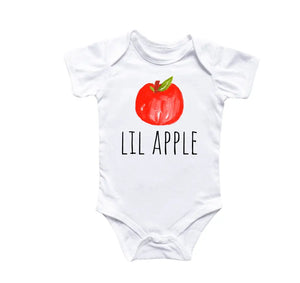 Apple Fall Autumn - Baby Boy Girl Clothes Infant Bodysuit Funny Cute Newborn Baby Bodysuit