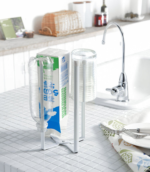 Collapsible Steel Bottle Dryer at angle 4, perfect for drying baby bottles efficiently and saving space.