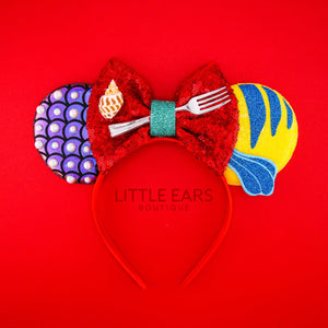 Ariel & Flounder Mickey Ears