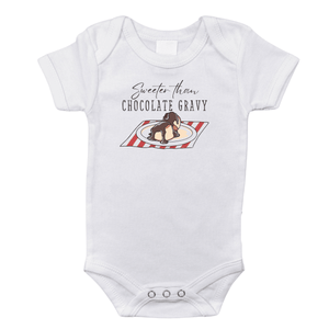 Arkansas Chocolate Gravy Baby Onesie