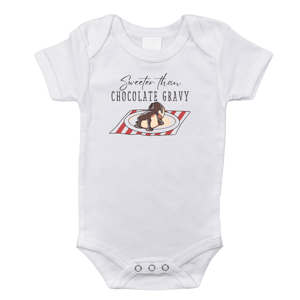 Arkansas Chocolate Gravy Baby Onesie