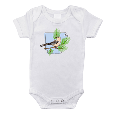 Arkansas Pine Baby Onesie