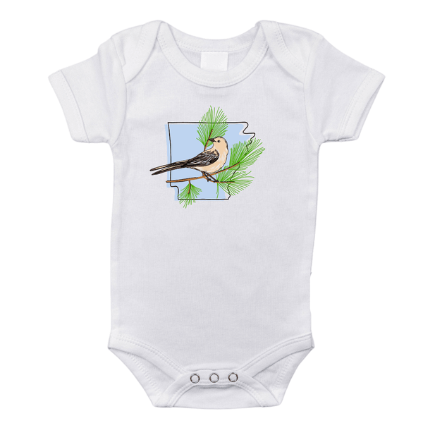 Arkansas Pine Baby Onesie