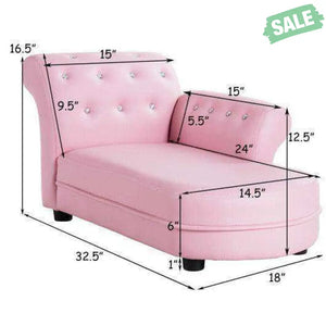 Armrest Relax Chaise Lounge Kids Sofa Kids Chairs & Seating