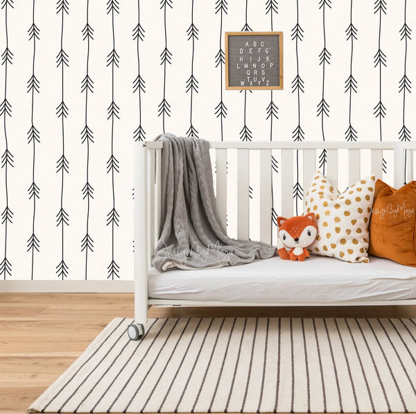 Arrows Forest - Nursery Wall Decor Wallpapers