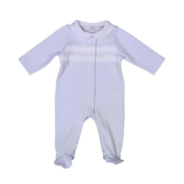 ARY | Boys Blue & White Organic Cotton Babygrow