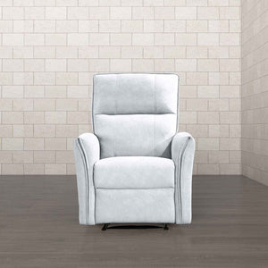 Ashcroft Asheville Grey Suede Recliner Chair