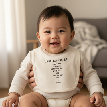 Inside Me Poem Baby Bib