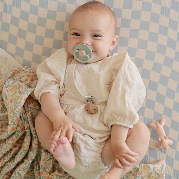 Mushie Organic Cotton Muslin Swaddle Blanket extra soft