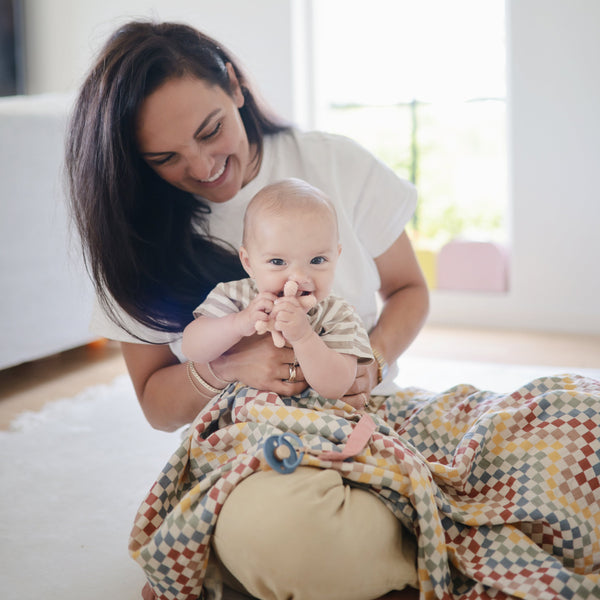 Mushie Organic Cotton Muslin Swaddle Blanket extra soft