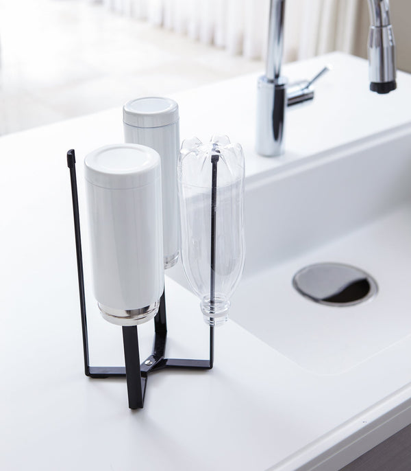 Collapsible Steel Bottle Dryer at angle 10, perfect for efficient drying of baby bottles and accessories.