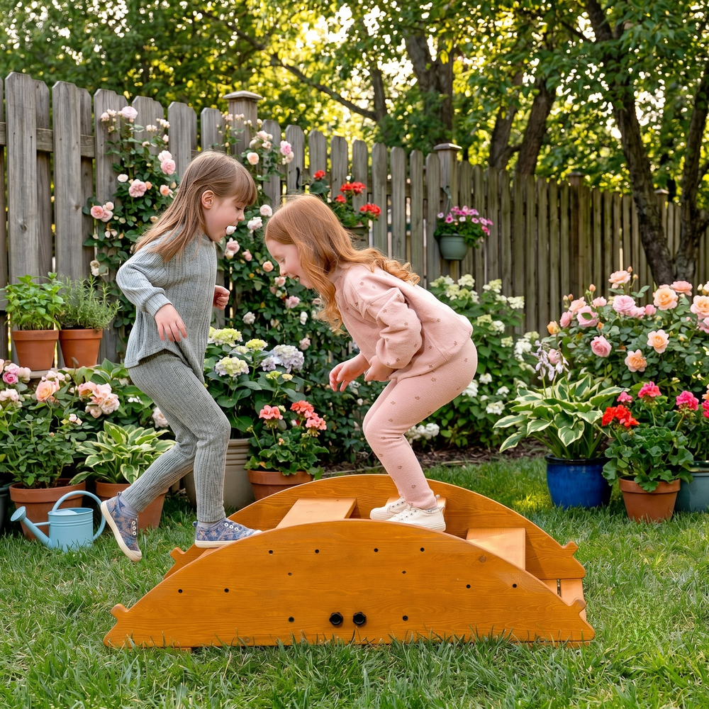 Avenlur Banyan Jumbo Rocker & Climber Outdoor Wooden Playset