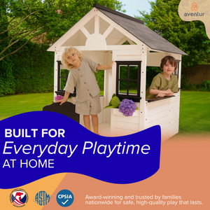 Modern outdoor playhouse for babies, Casa, showcasing a stylish design from angle 7. Perfect for imaginative play!
