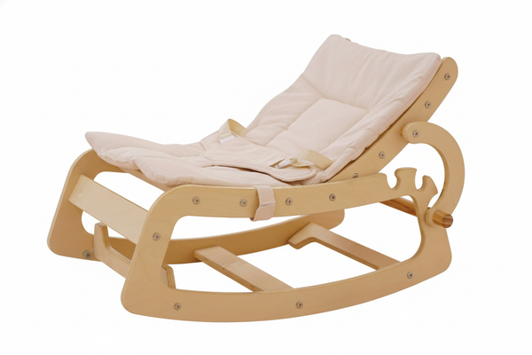 Avenlur Hemlock Adjustable Baby Rocker Wooden Hemlock Finish