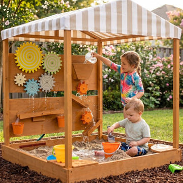Koa Outdoor Sensory Play Market & Water Wall