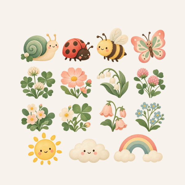 Clover Garden Wall Decals, Set of 15, image 3