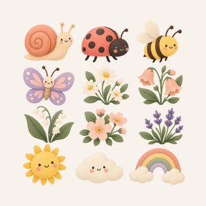 Daisy Garden Wall Decals, Set of 12, image 3