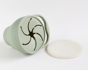 Sage Collapsible Snack Cup