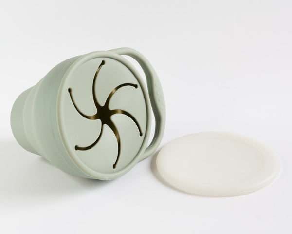 Sage Collapsible Snack Cup