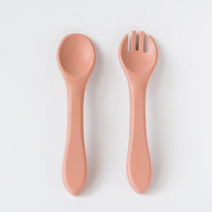Blush Spoon and Fork Set